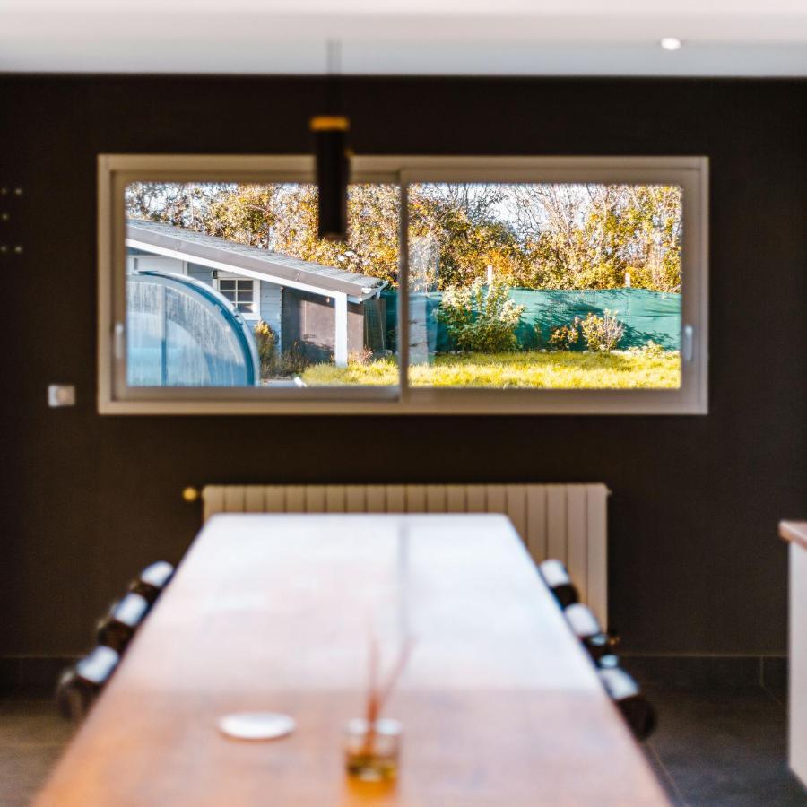 Grande maison avec piscine et jacuzzi à la campagne Desvres Exterior foto